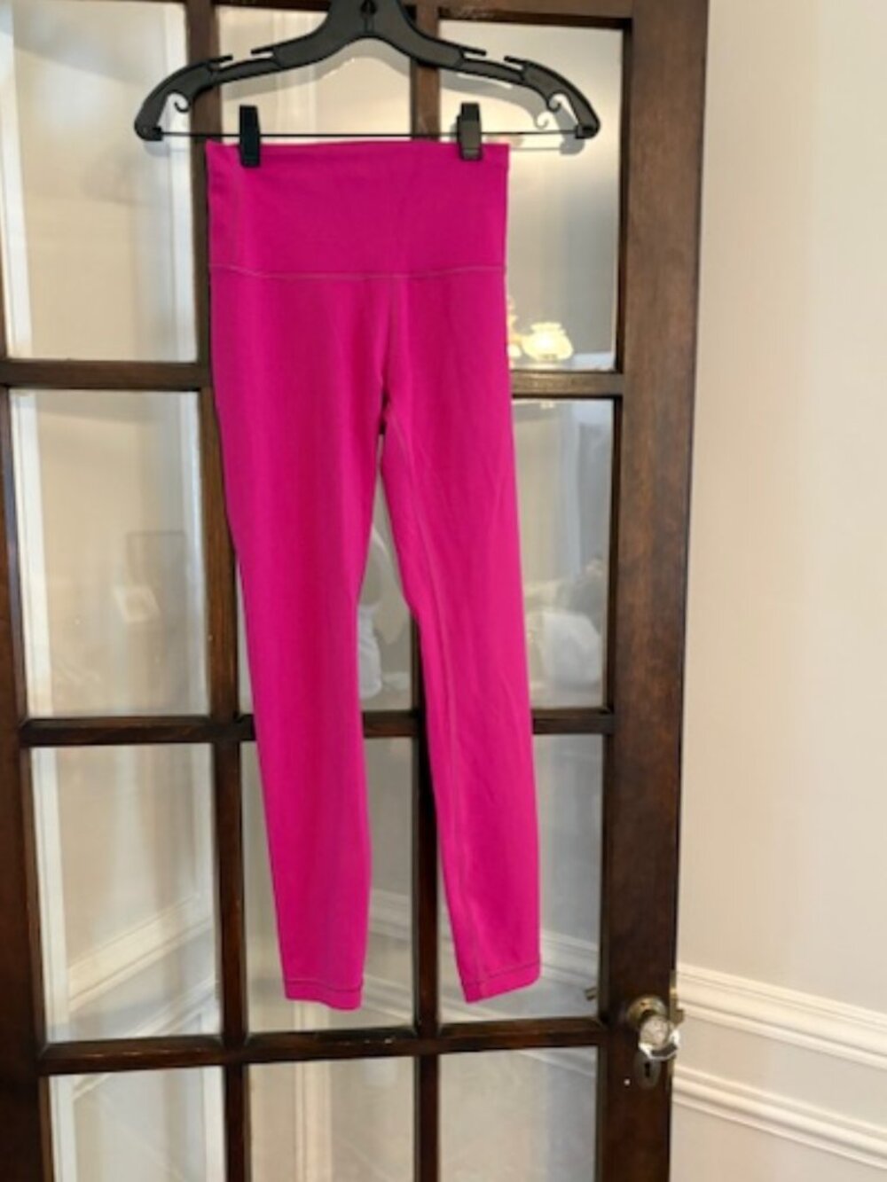 Lululemon Wunder Under Leggings in Sonic Pink, Size 4